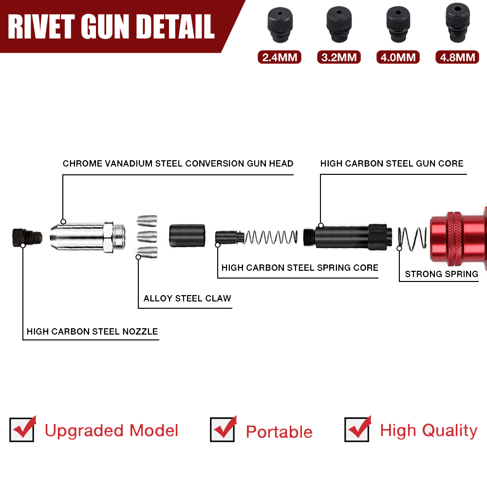 Riveting Machine Electric Rive - Rivet Gun Air 评论和价格