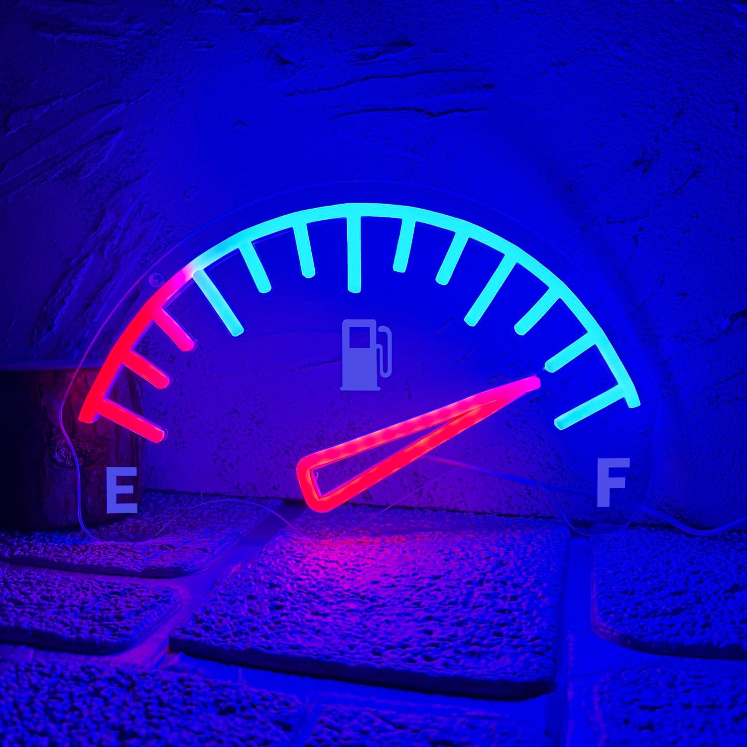 Car Fuel Gauge Meter LED Neon  - Auto Repair Shop Signs 评论和价格