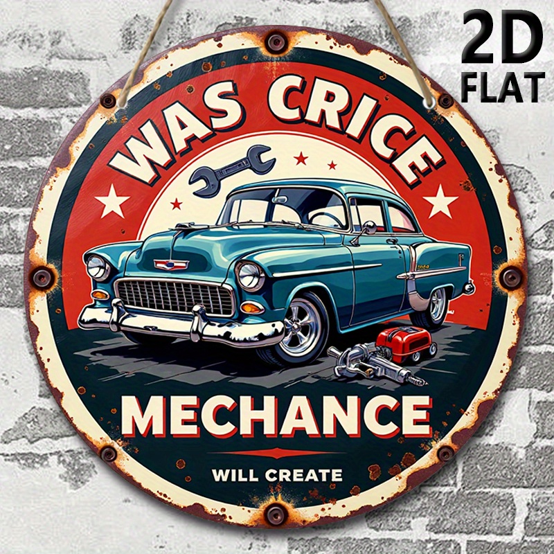 2D plane, retro auto repair sh - Auto Repair Shop Logo Design 评论和价格