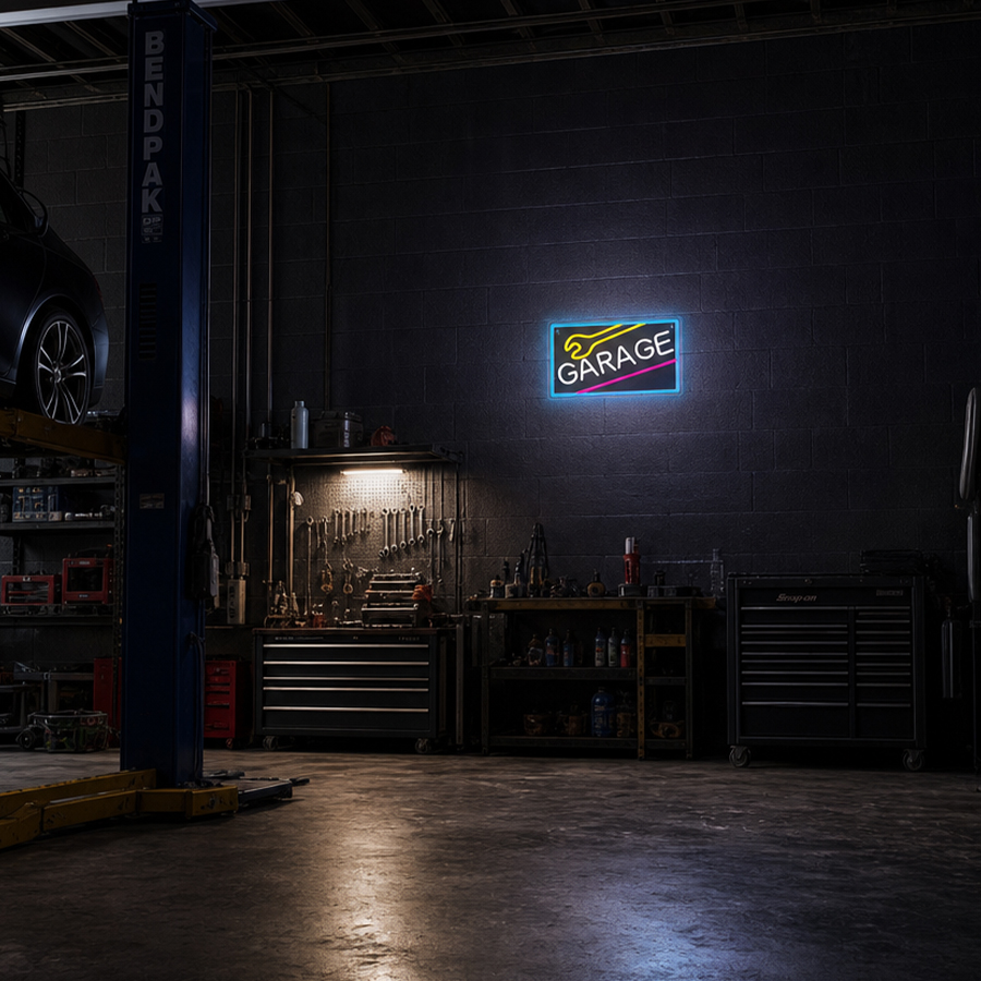 Garage Neon Sign For Wall Deco - Auto Repair Shop Signs 评论和价格