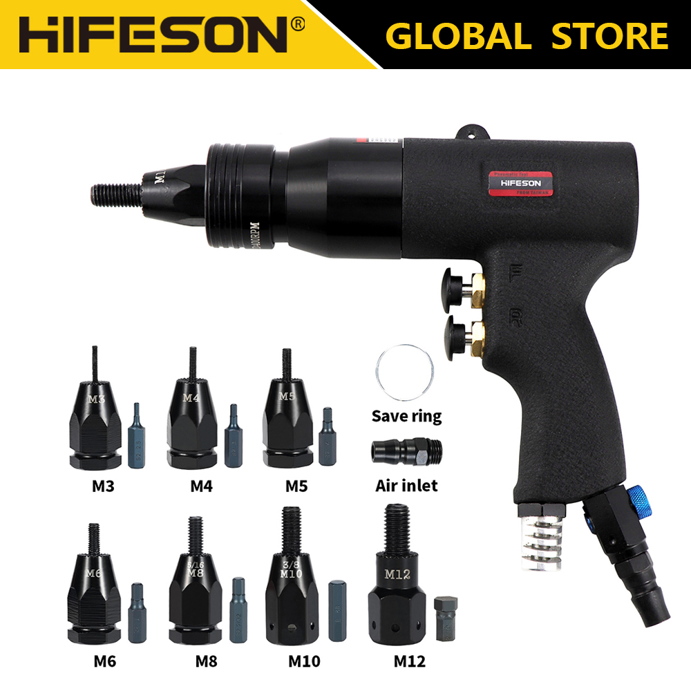 HIFESON Self-Lock Pneumatic Ri - Rivet Gun Air 评论和价格